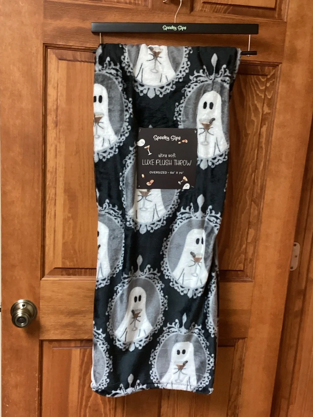 NWT Ghost with Espresso Martini Halloween Blanket 👻🍸